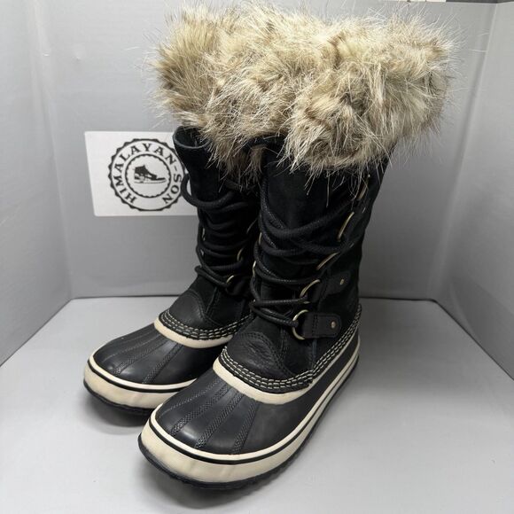 Sorel Women Joan Of Arctic Waterproof Boots Black, Quarry NL2429-010 Size 7 - Picture 2 of 12
